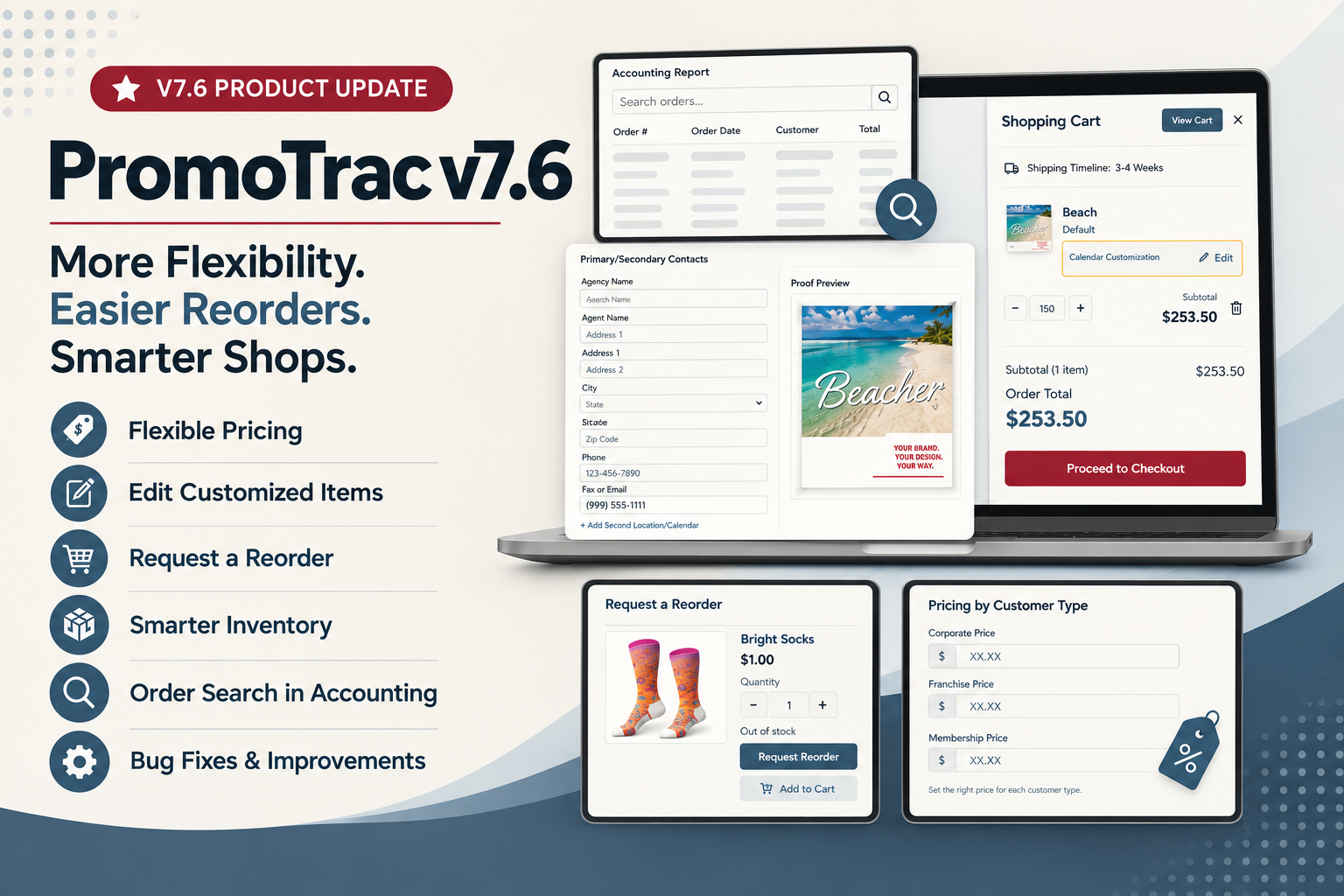 PromoTrac v7.6: Your Shop Just Got More Flexible!