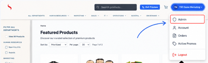 Admin Access Added in New Shop
