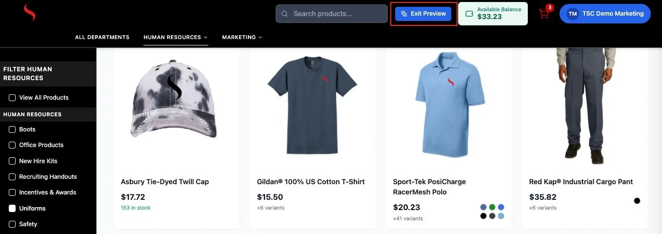 Try out the New Shop!