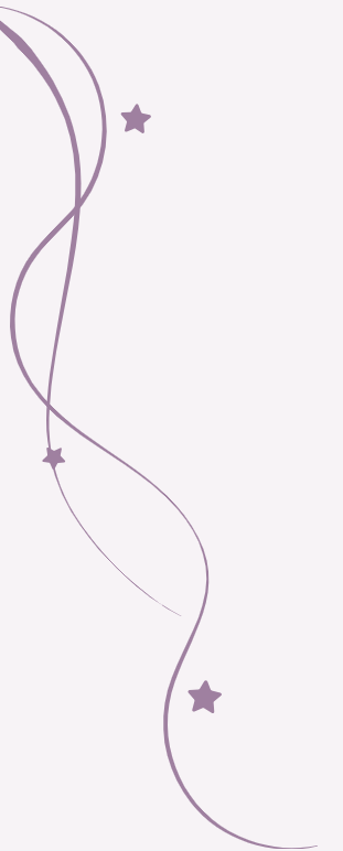Two purple background ribbons for Connective Healing Therapy website with purple stars