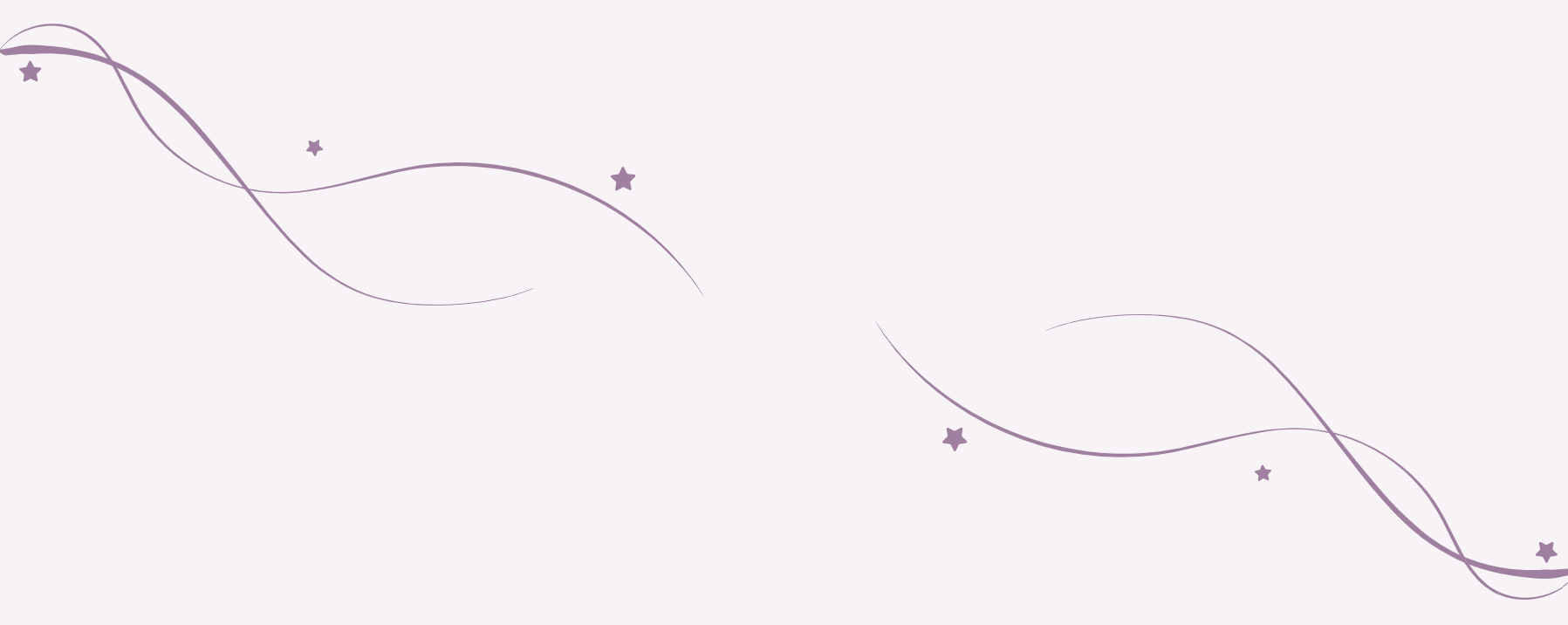 Lavender star swirly line swoops background decoration