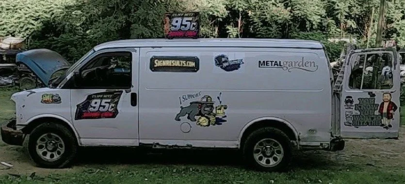 Derby Roof Sign, Door Wrap, Sponsors, Custom Decals