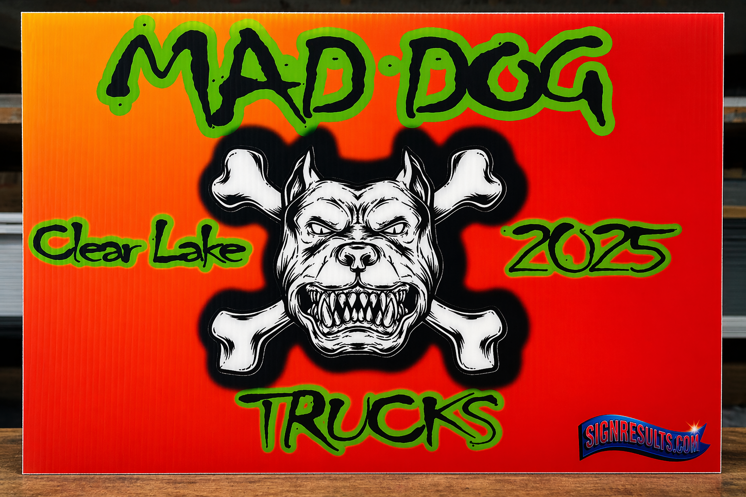 Mad dog sign