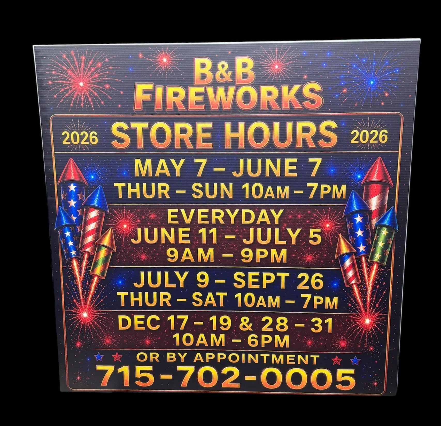 Digitally Printed sign on coroplast