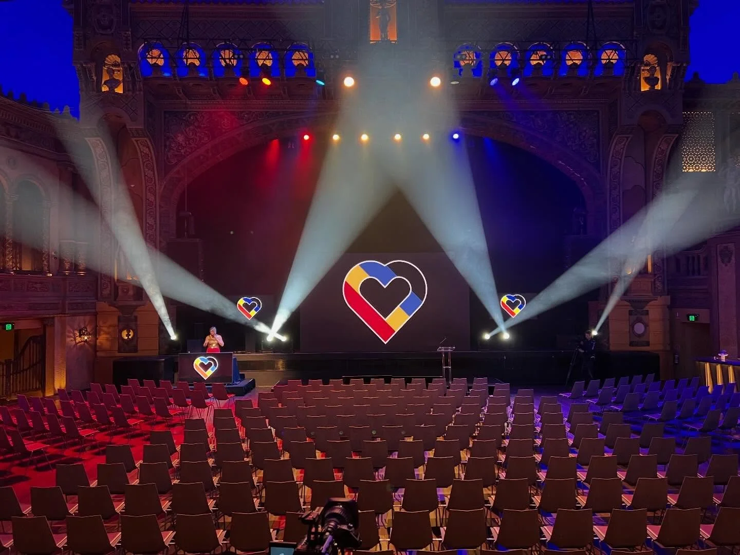 An honour to work with the beautiful canvas of the Forum Theatre Melbourne