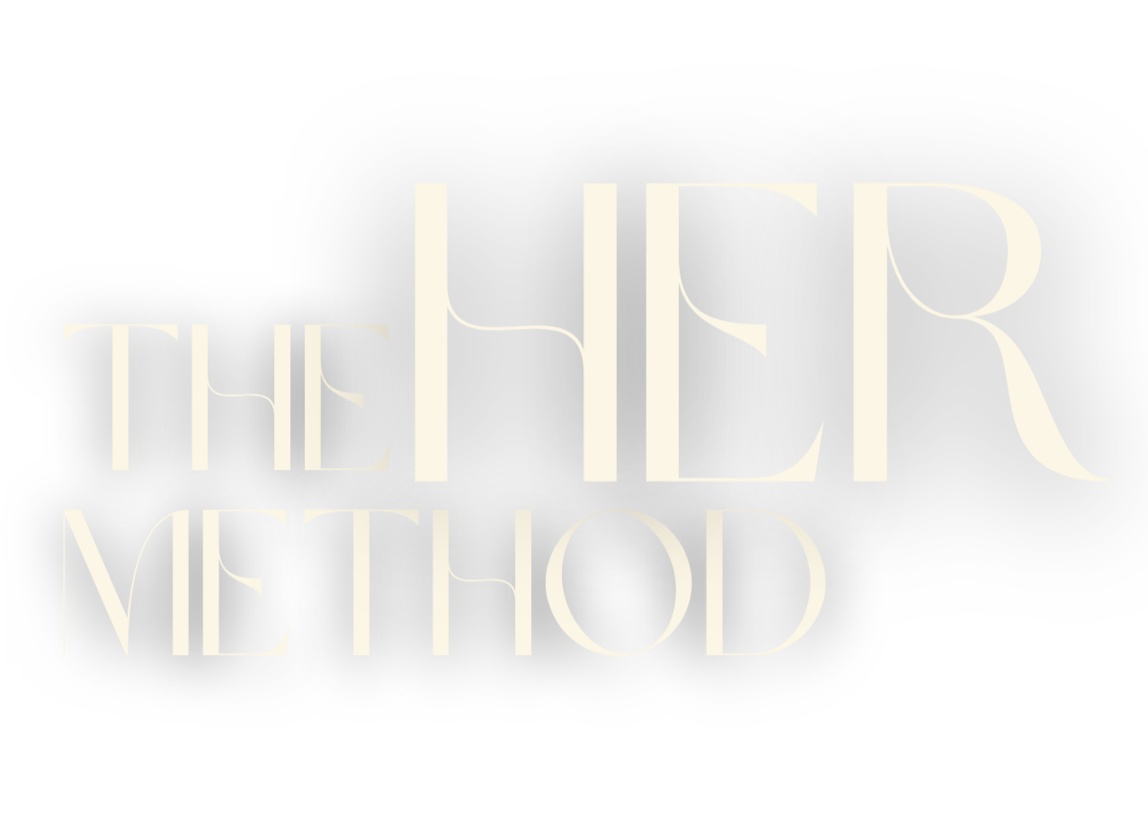 Text reading 'The Hier Method' with stylized font on a black background.