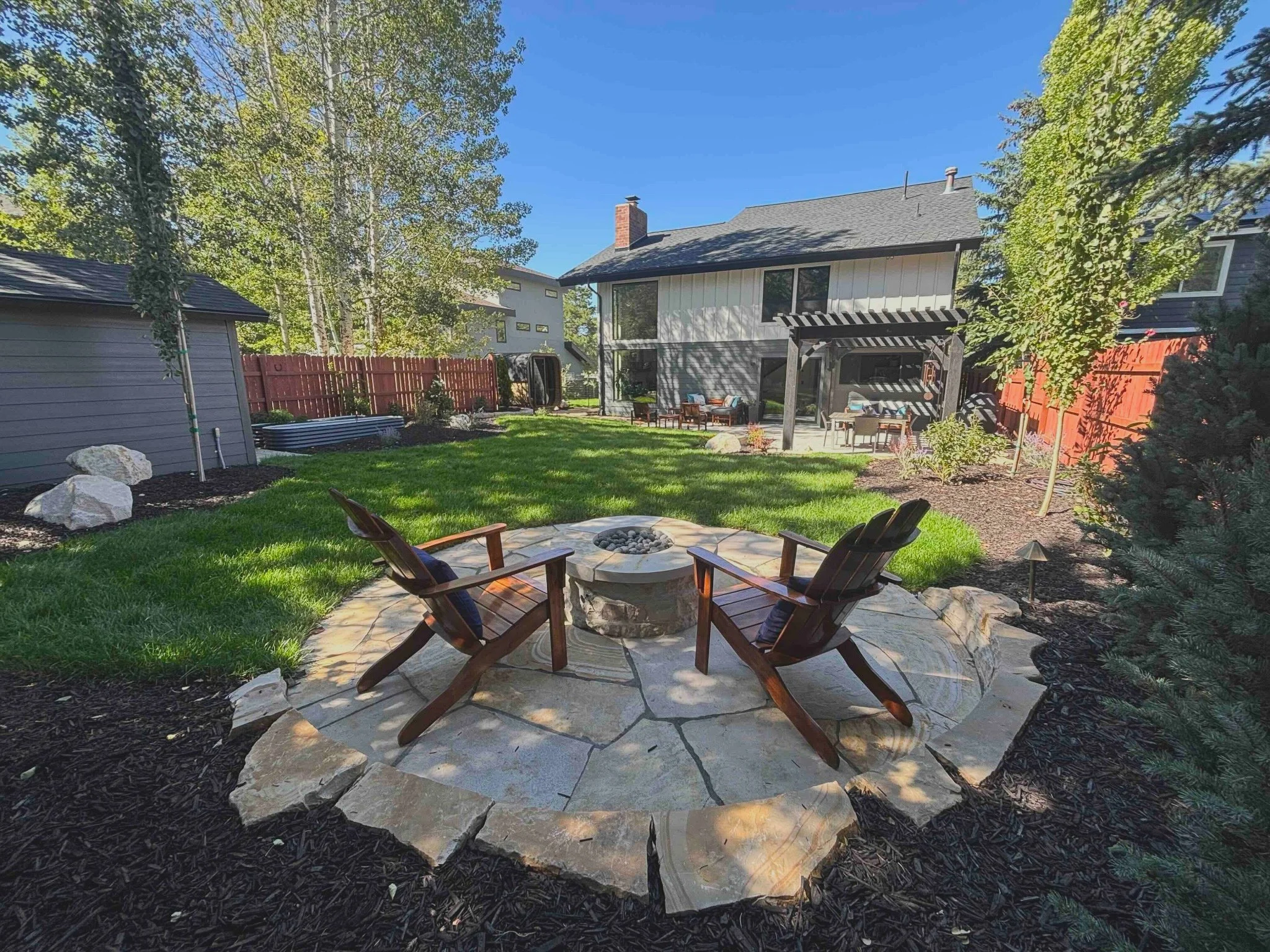 custom fire pit park city Utah