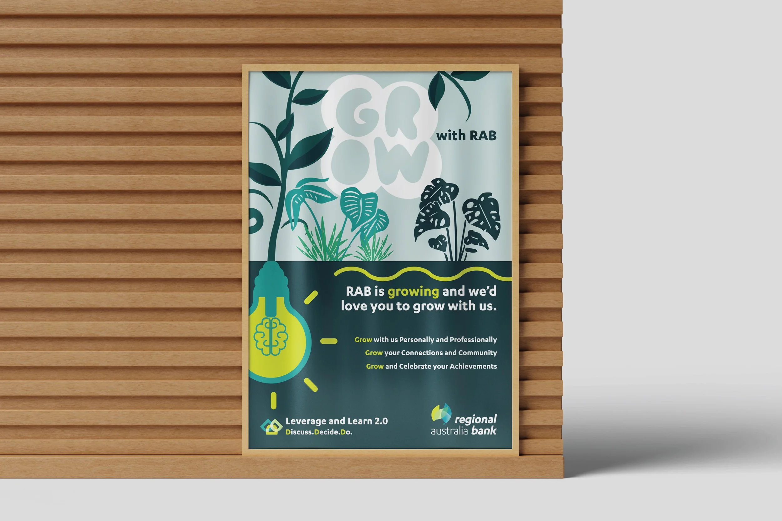 Regional Australia Bank Grow with RAB poster