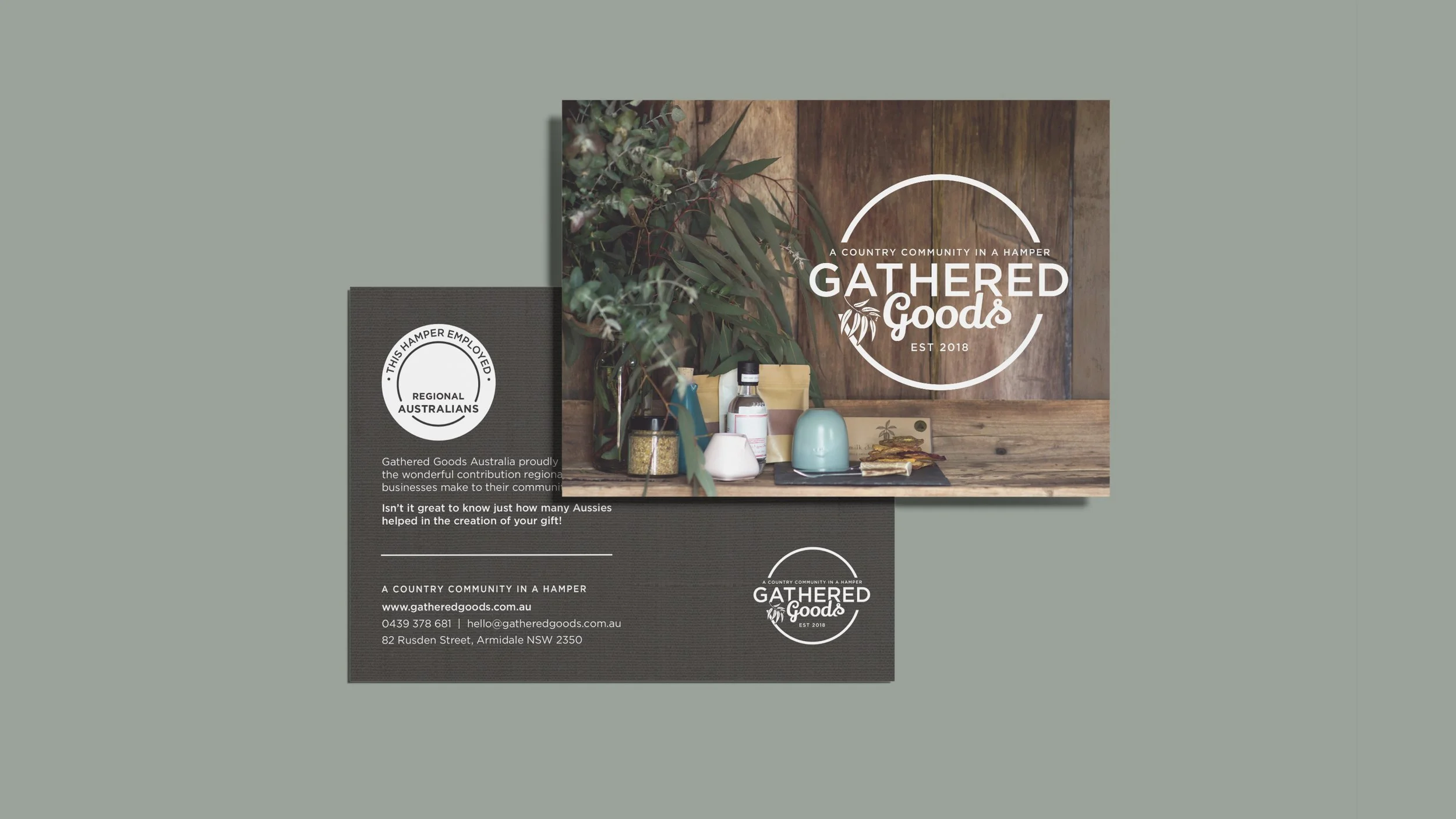Gathered Goods Postcard
