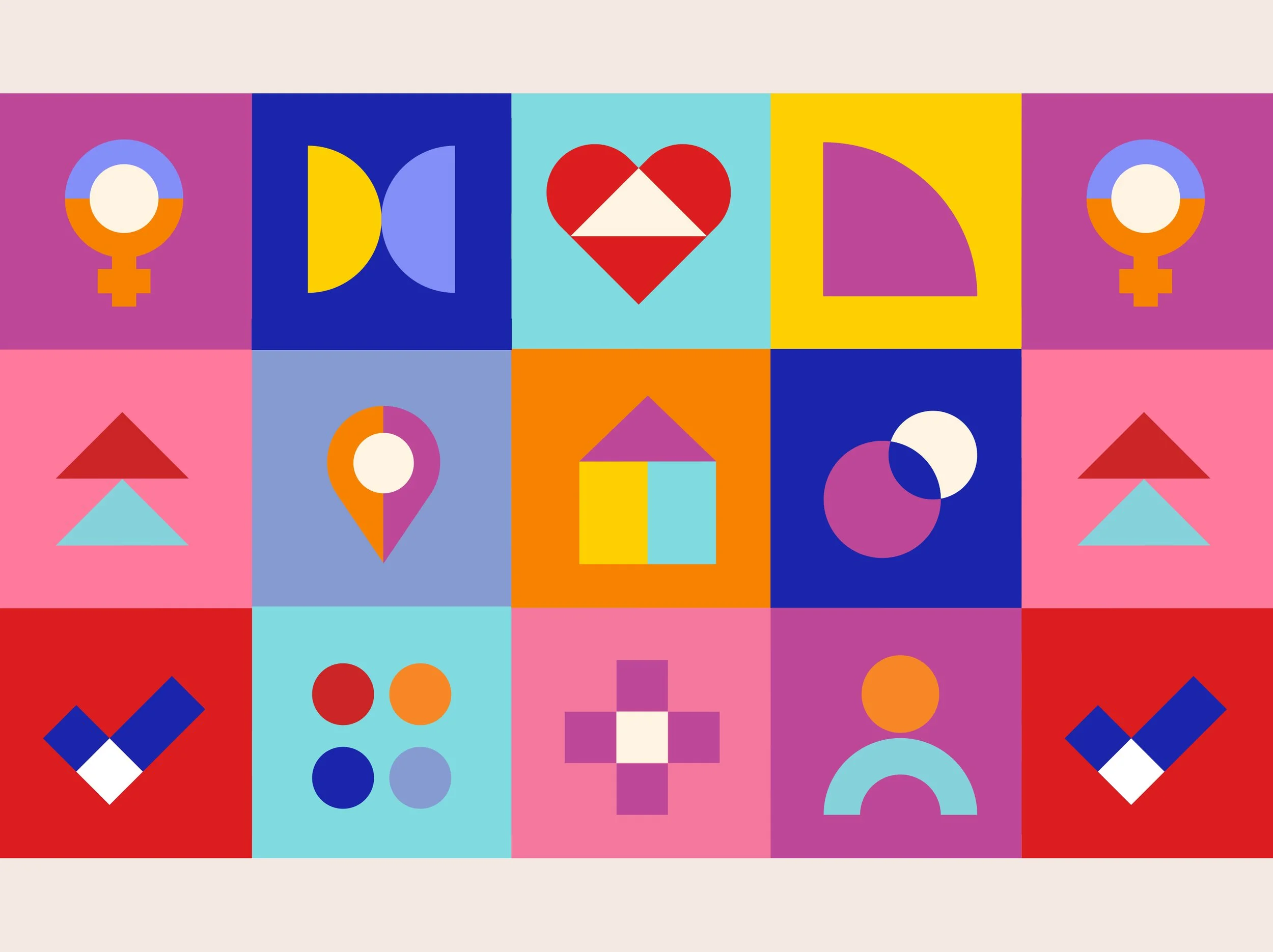 Sydney community foundation branding icons