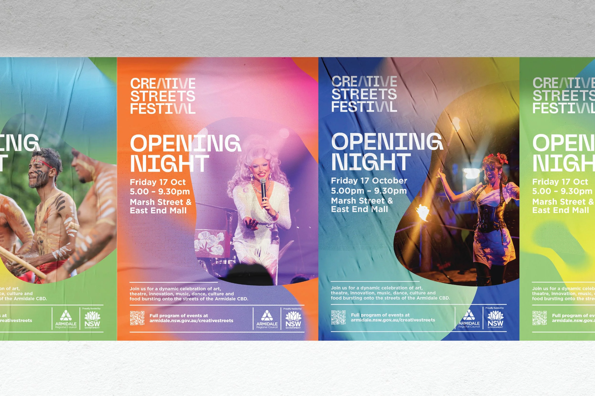 Creative Streets Festival poster series