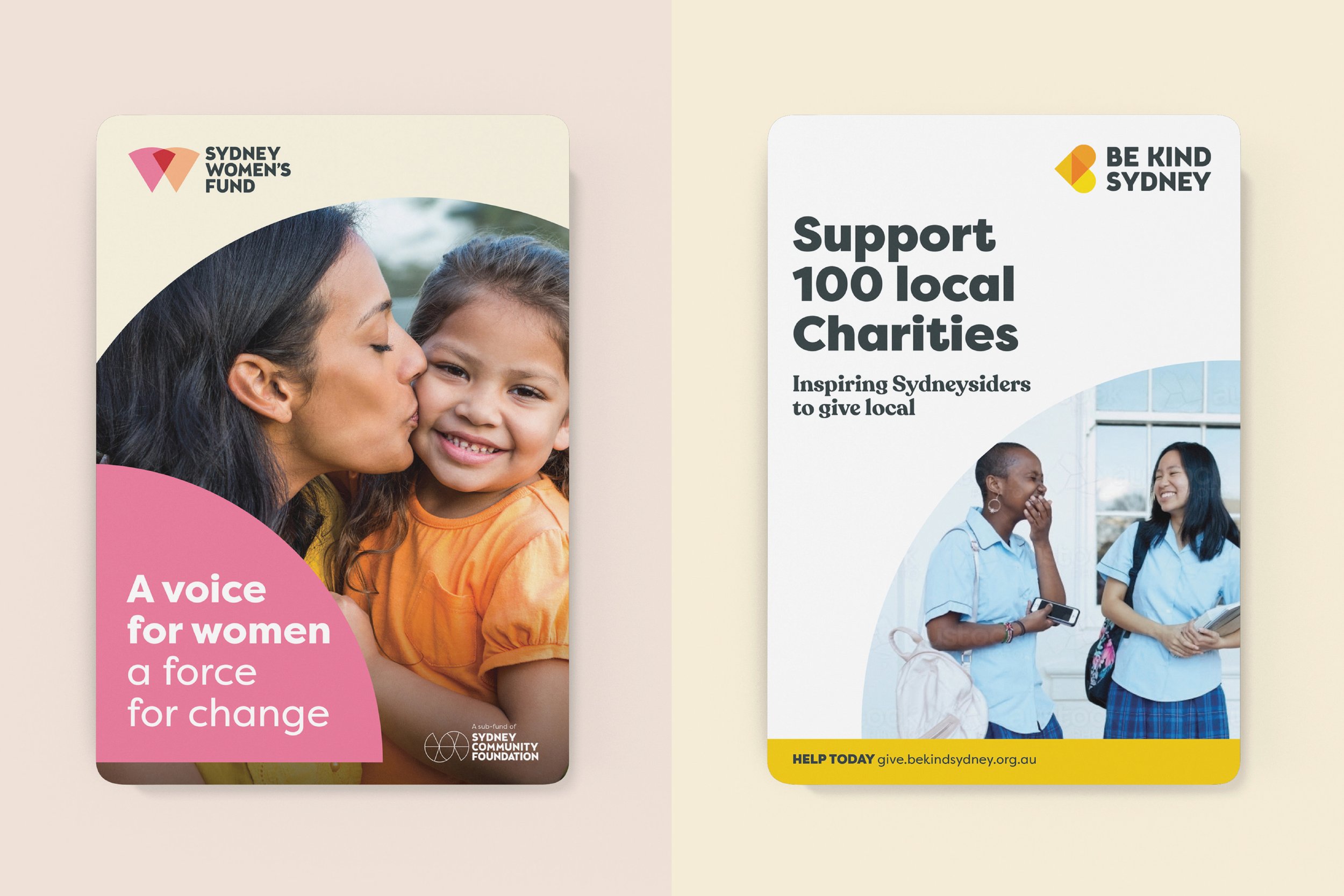 Sydney Community Foundation A5 flyer covers