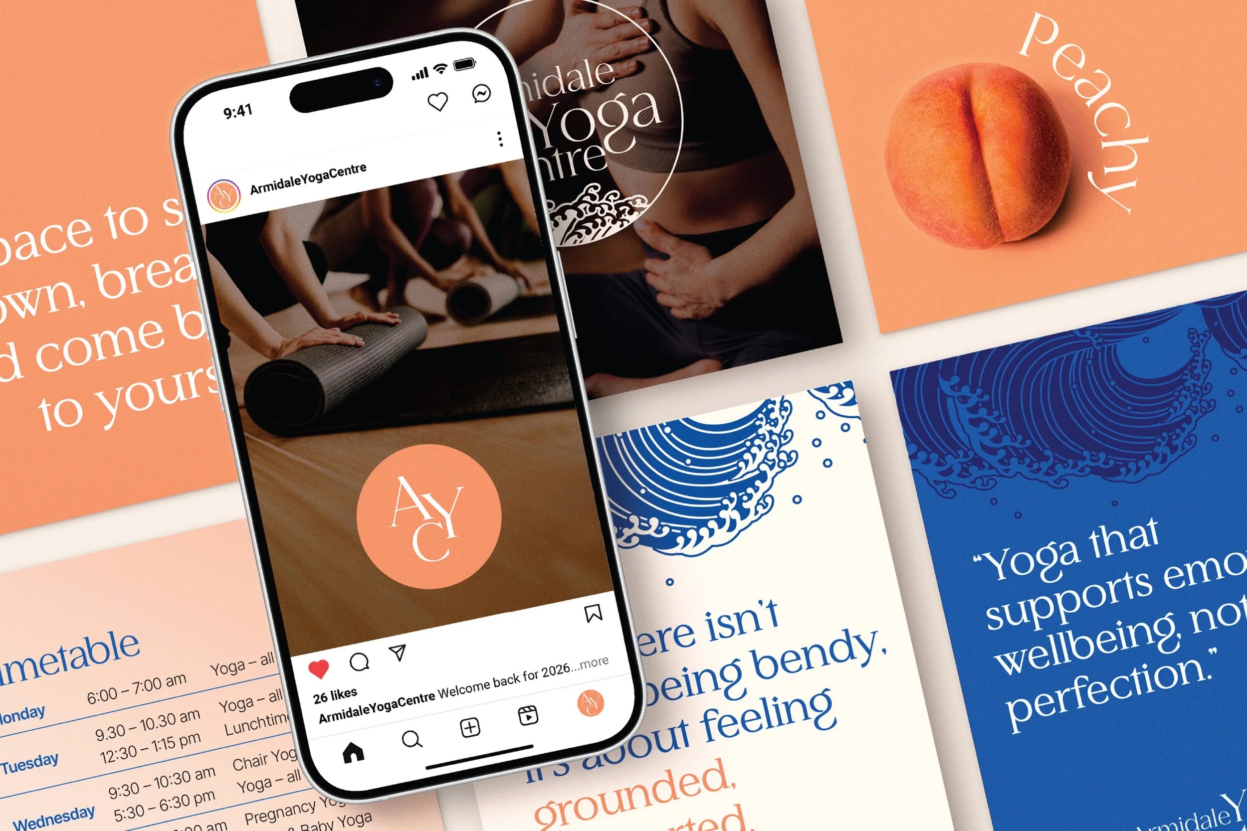 Armidale Yoga Center Instagram sample