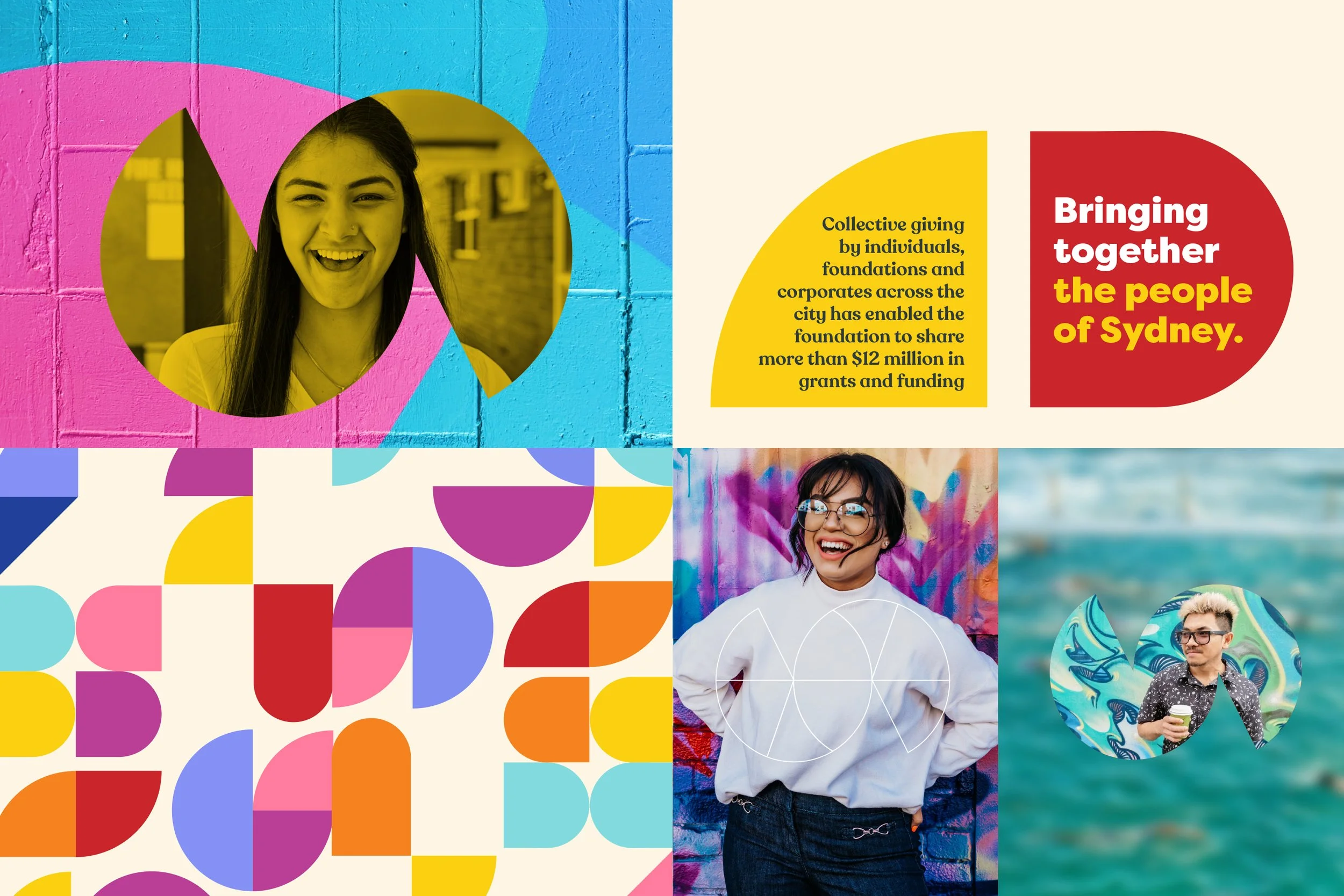 Sydney community foundation branding samples