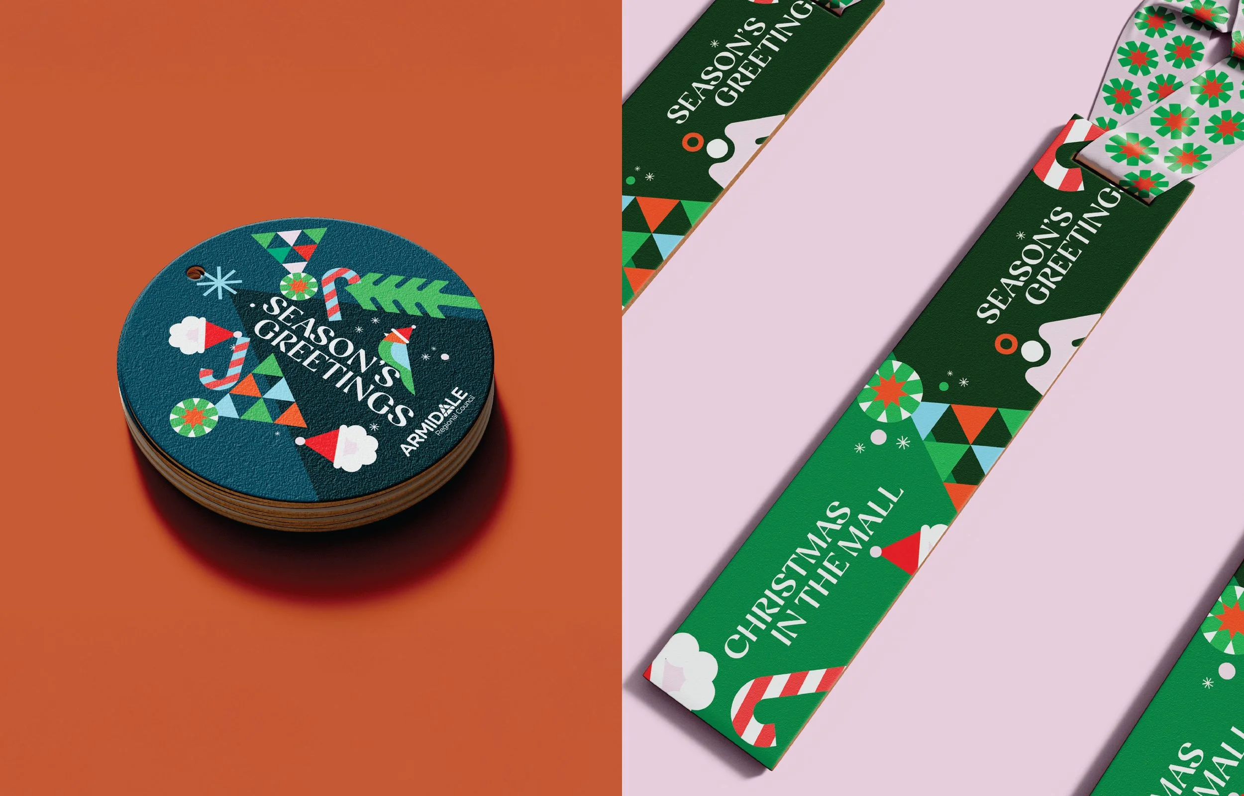 Armidale Regional Council Christmas in the Mall gift tags