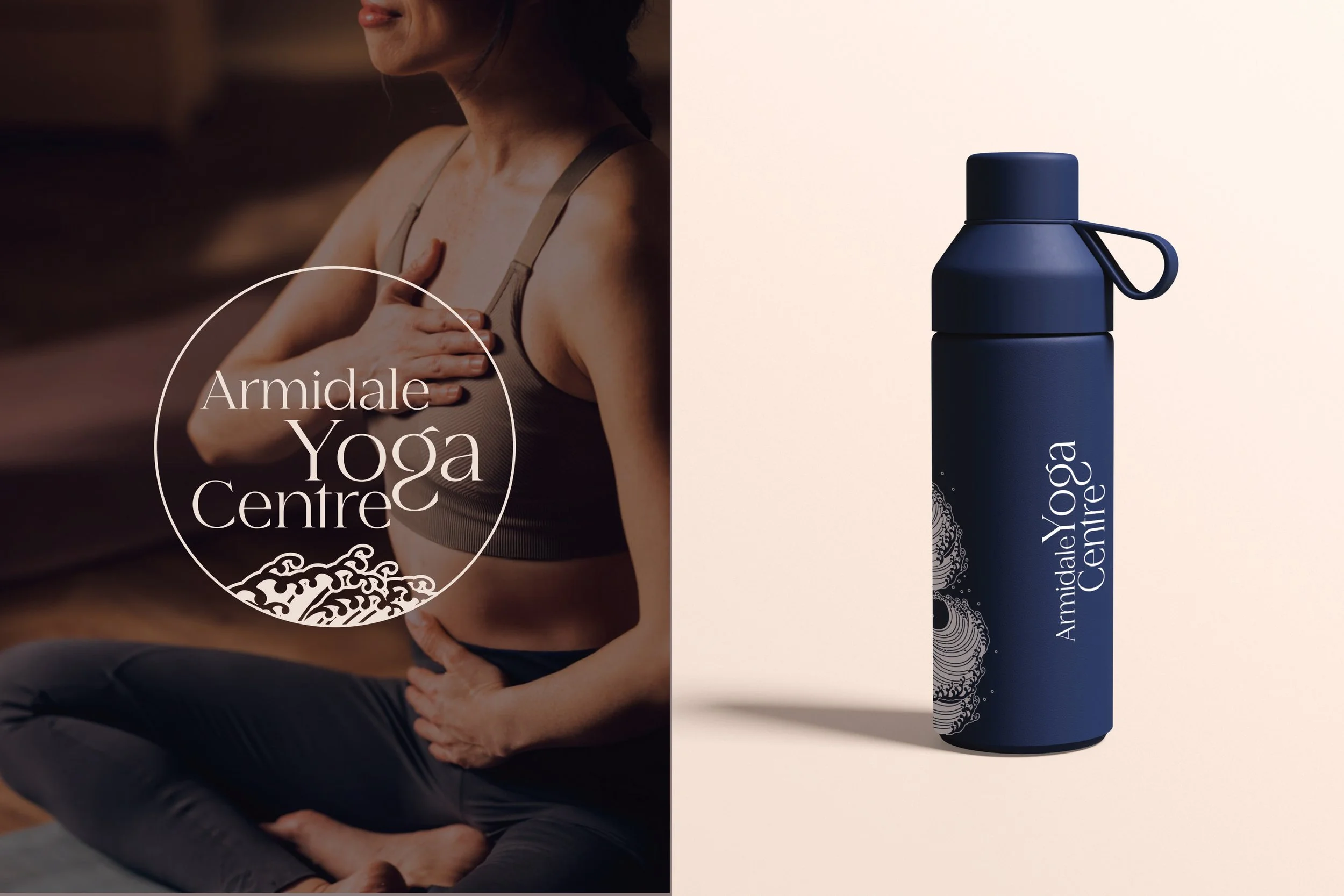 Armidale Yoga Center waterbottle