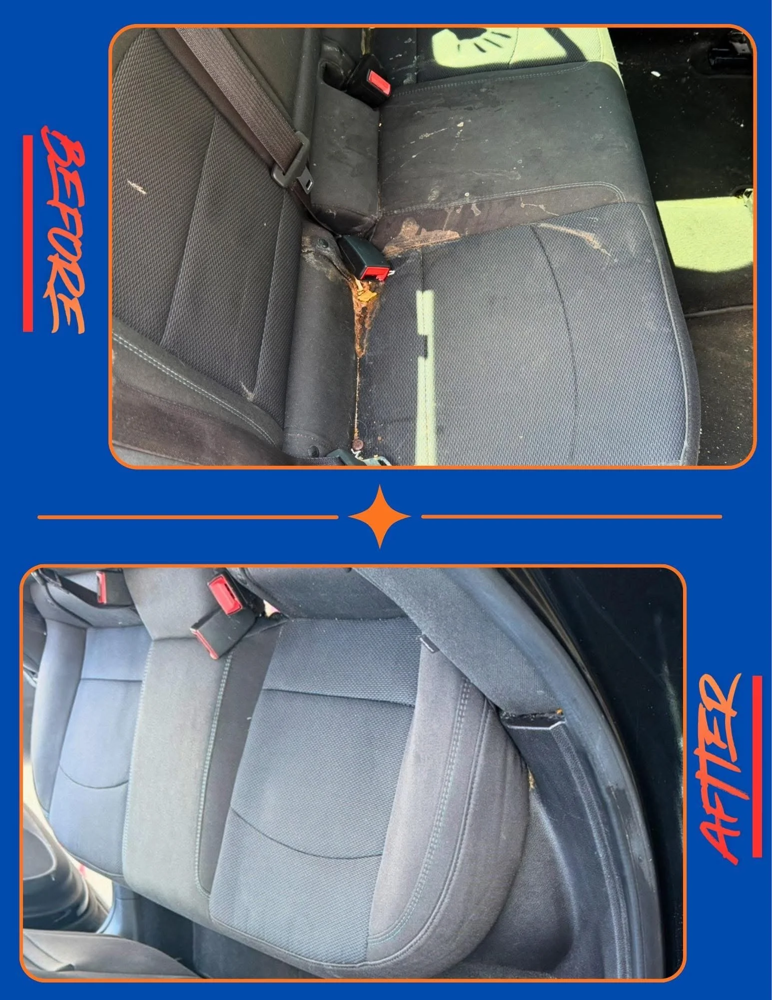 Deep Seat Cleaning