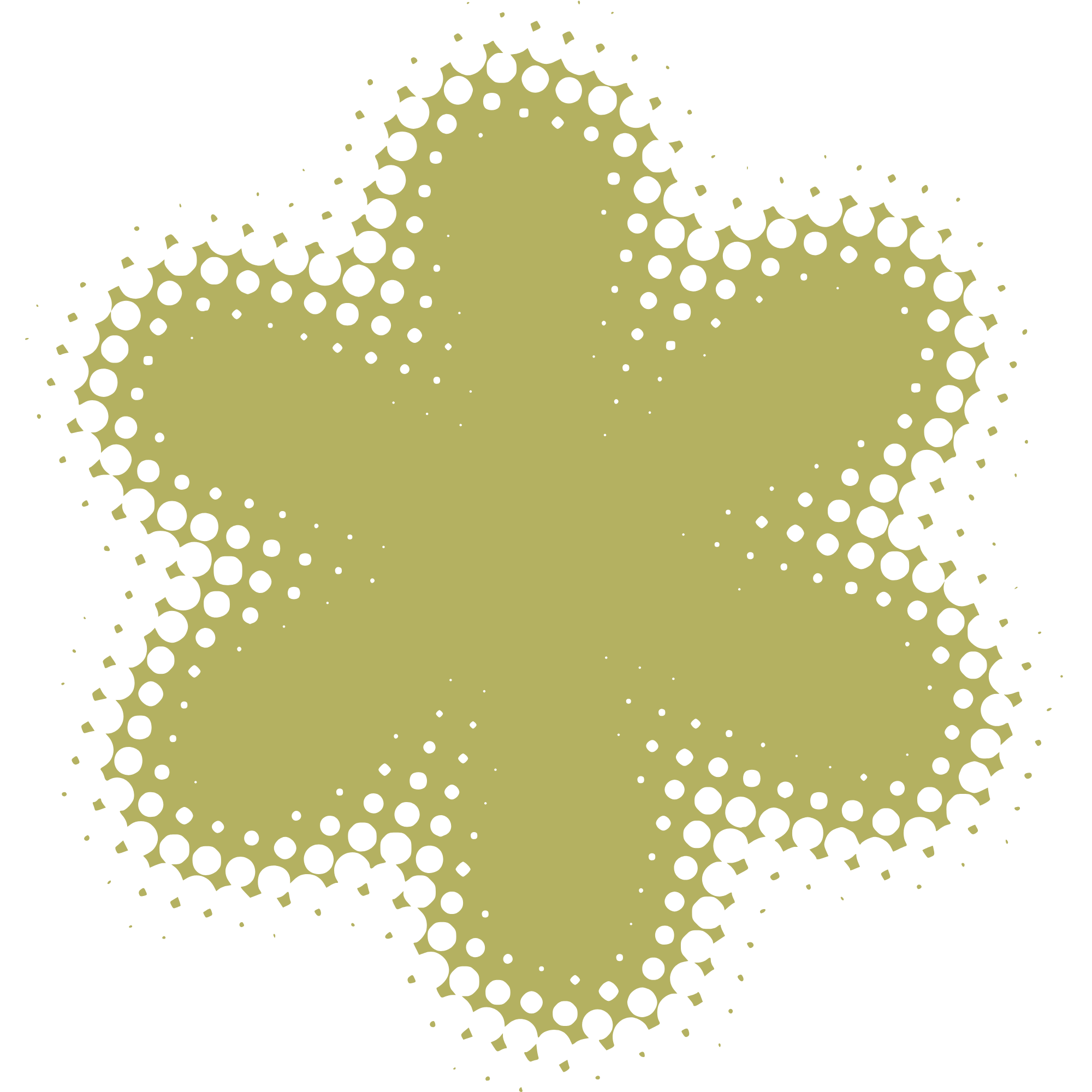 Green and black dotted abstract pattern.