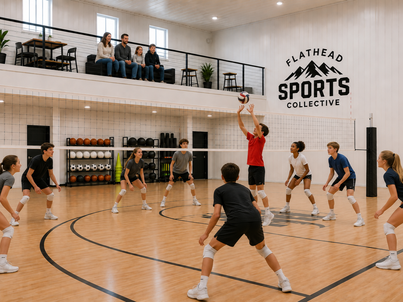 Indoor Youth Sports Center.  Ages 8-14.  Middle School sports.