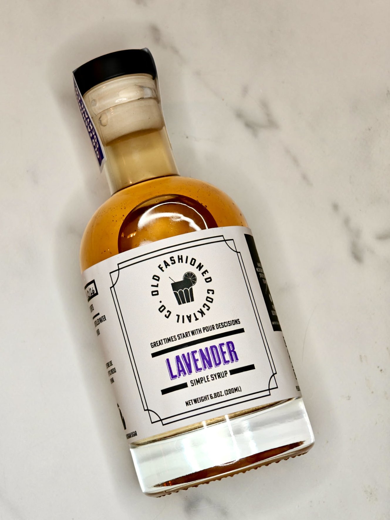 Lavender Simple Syrup. 
Available in 200ml & 375ml bottles.