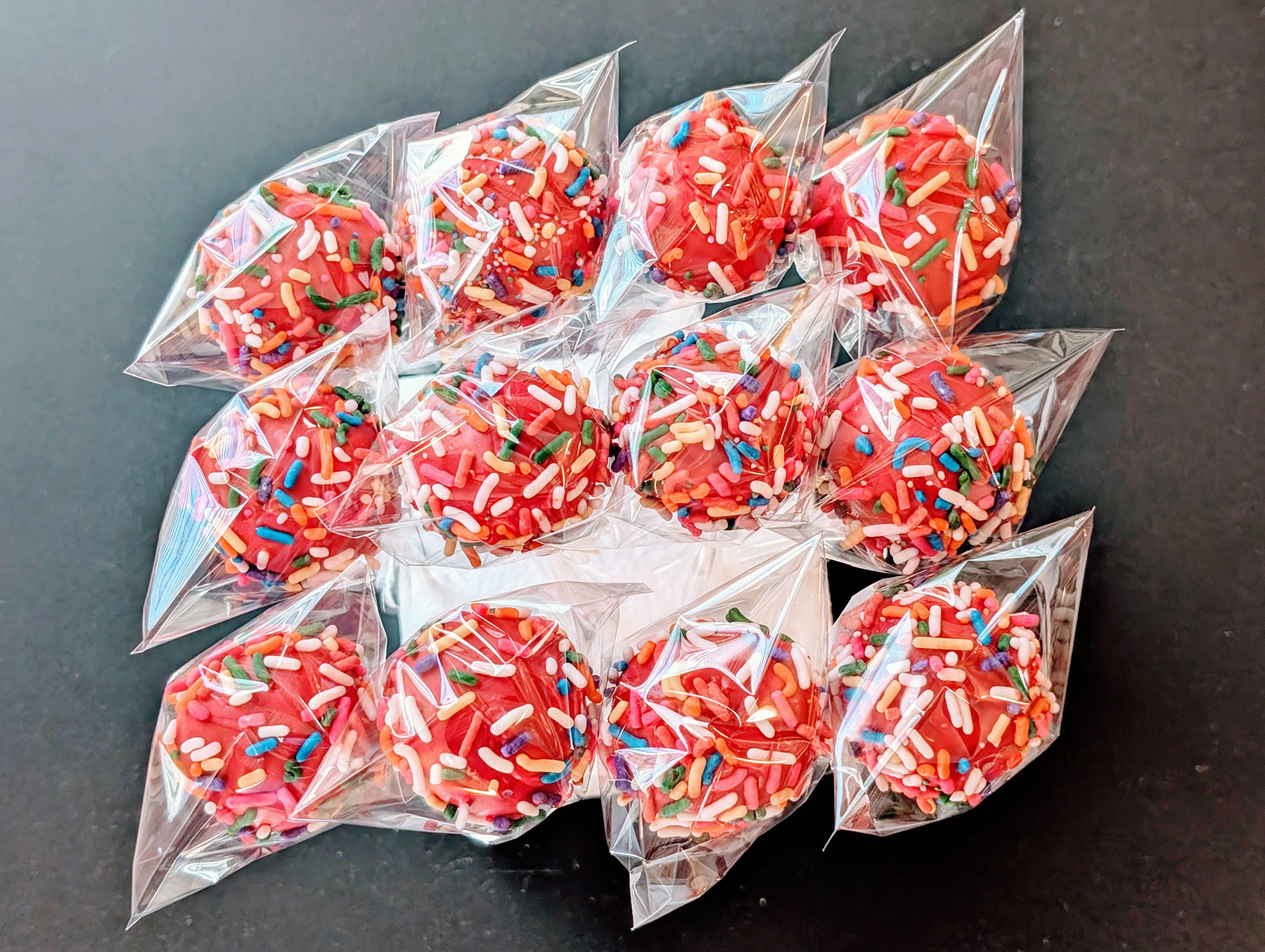 Birthday Cakepops (Sprinkle Spheres)