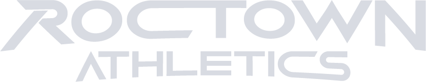 Roc Town Athletics logo in black and silver