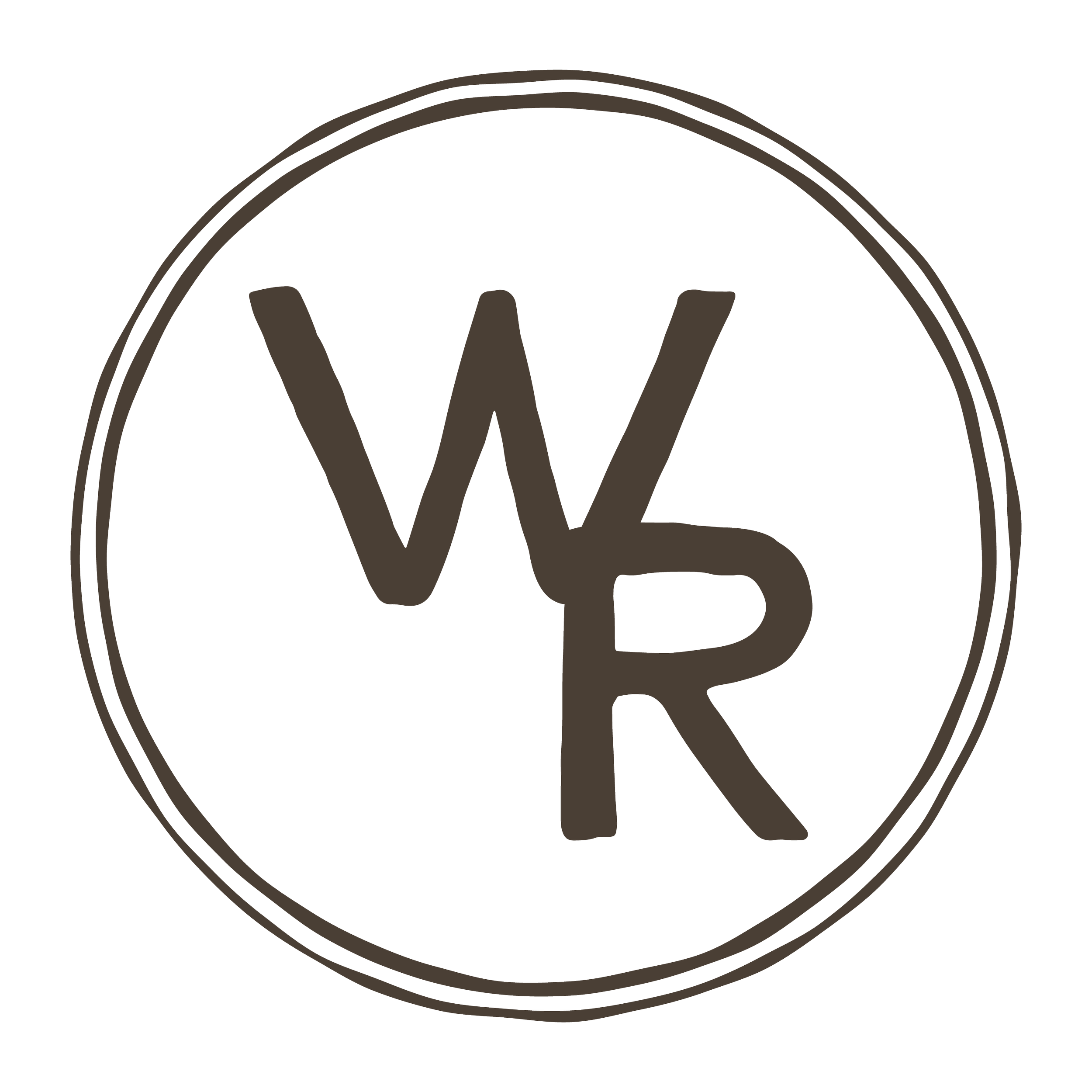 Black circular logo with the letters W, Y, R arranged inside, outlined by two concentric lines.