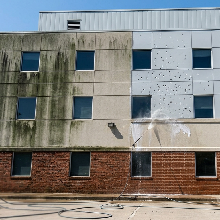 What Cladding Type Means for Cleaning Pressure: Brick vs EIFS vs Stucco vs Metal