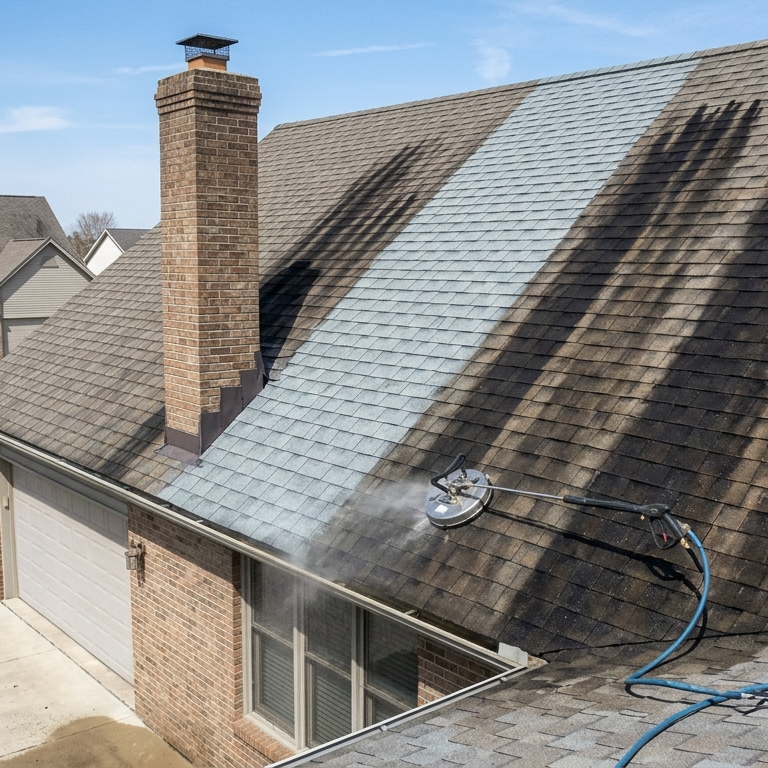 What Causes Black Streaks on Asphalt Shingle Roofs