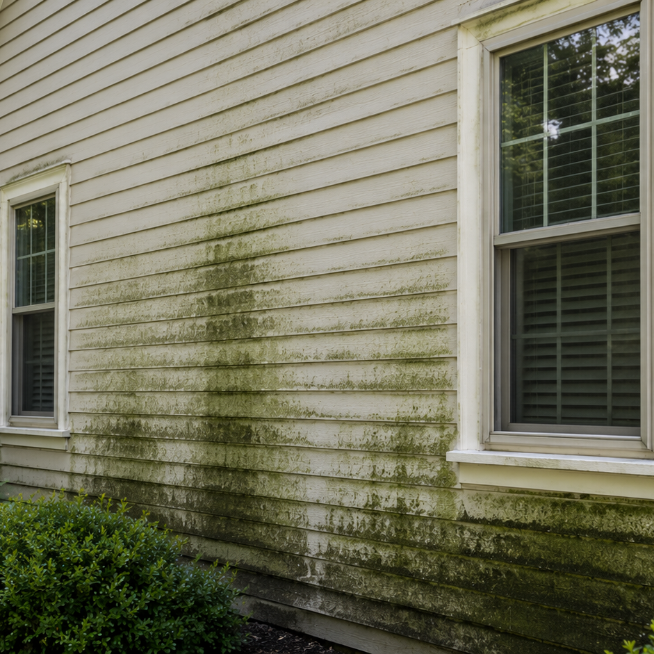 Why Is Algae and Mold Growing on Your Siding?