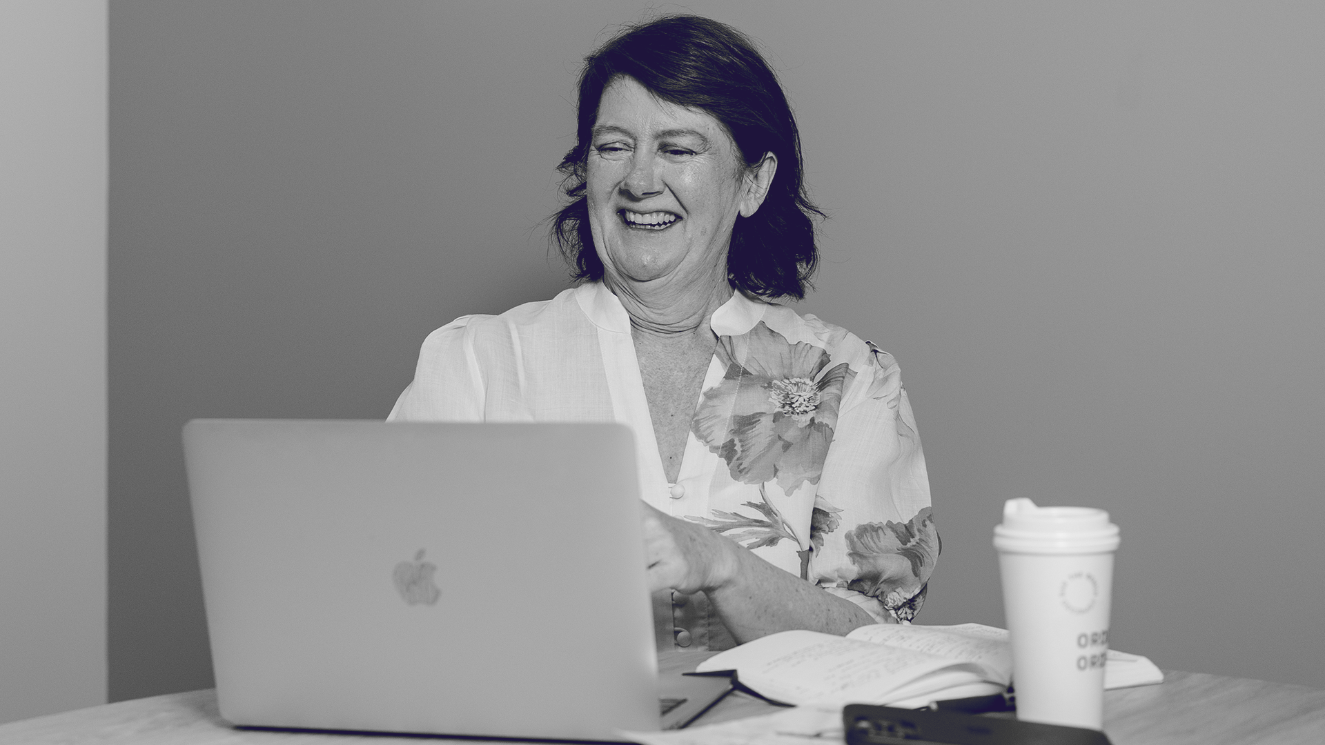 Danette Fenton-Menzies conducting a virtual coaching session with a client