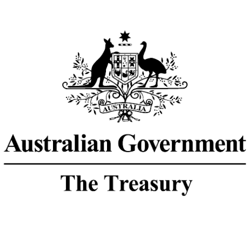The logo of the Australian Government Treasury