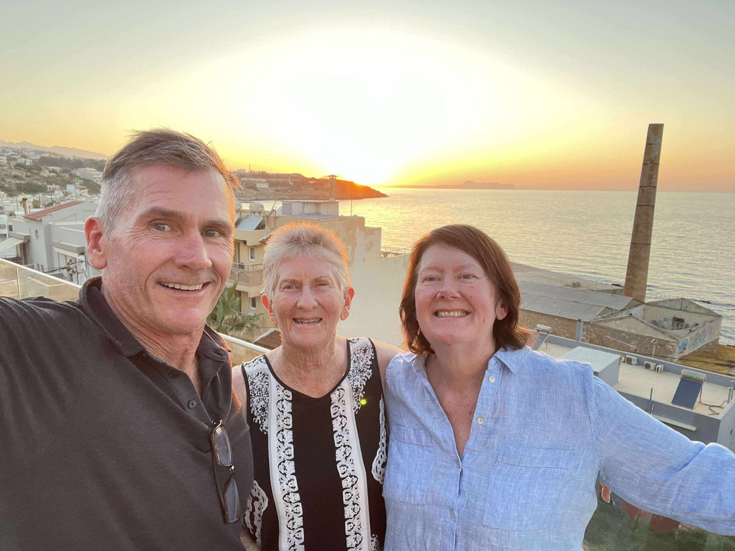 Danette Fenton-Menzies with family taking a selfie