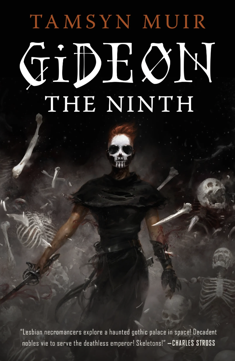 Book cover for 'Gideon the Ninth' by Tamsyn Muir