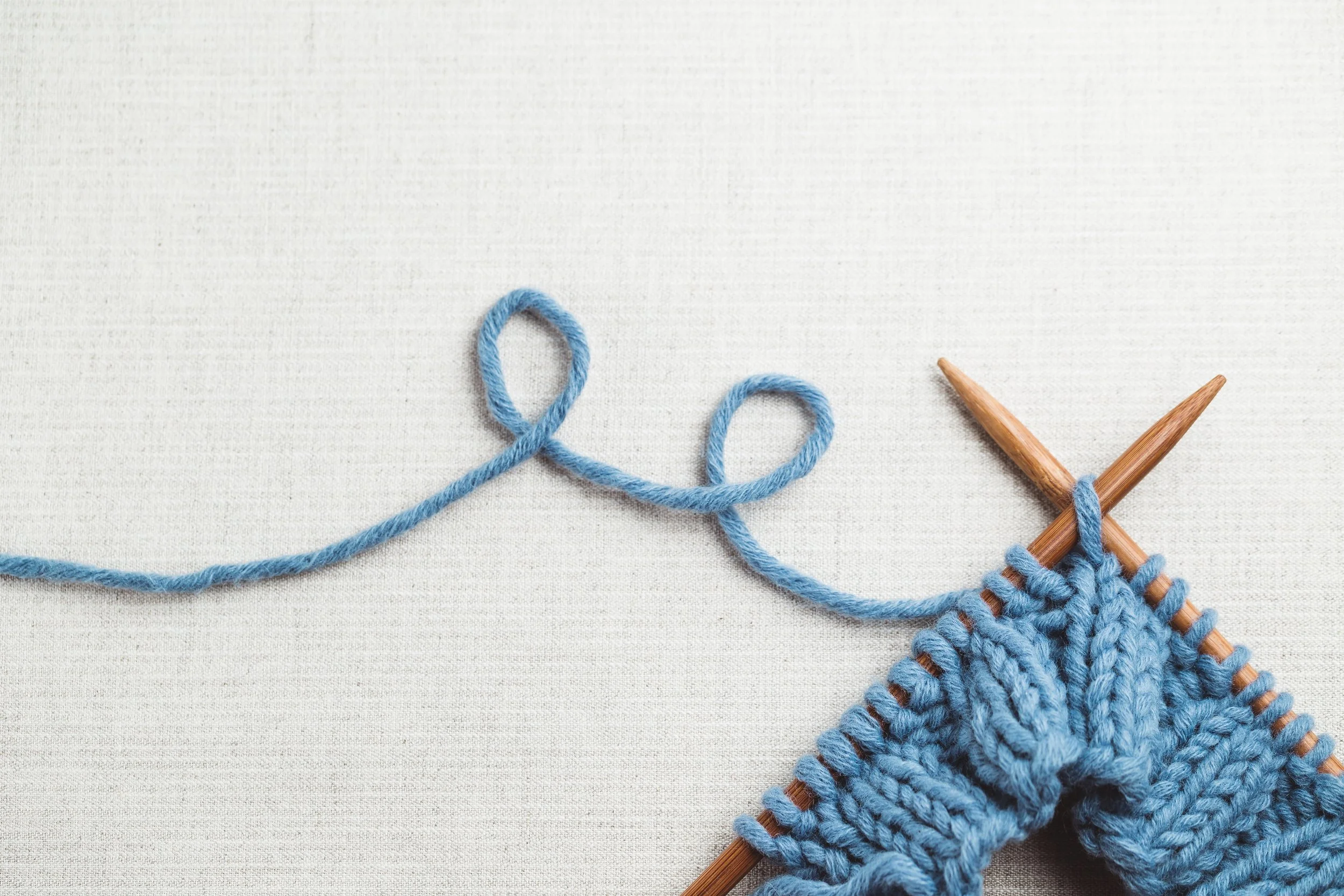 Blue yarn handknit.jpeg