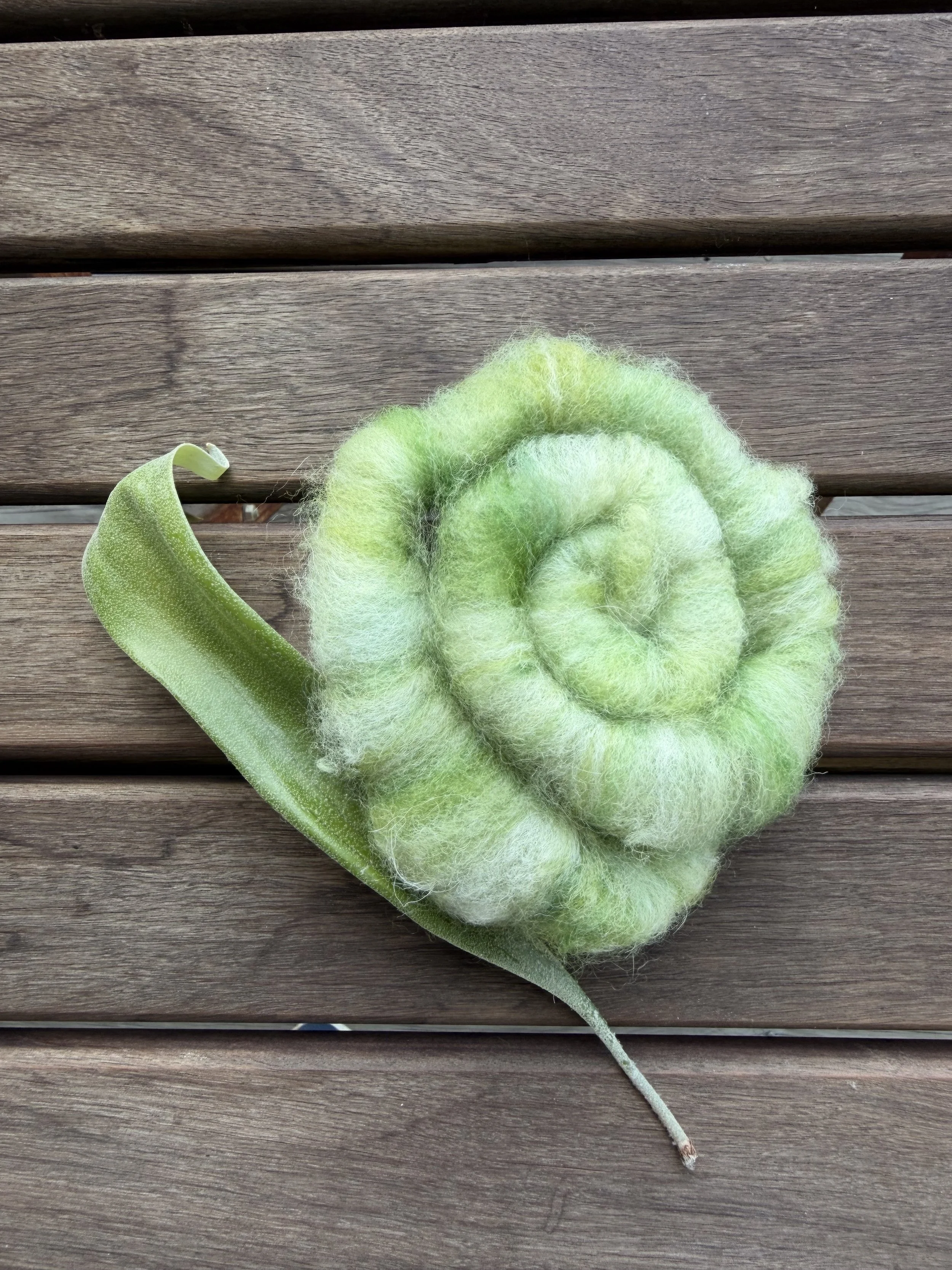 Leaf green roving.jpeg