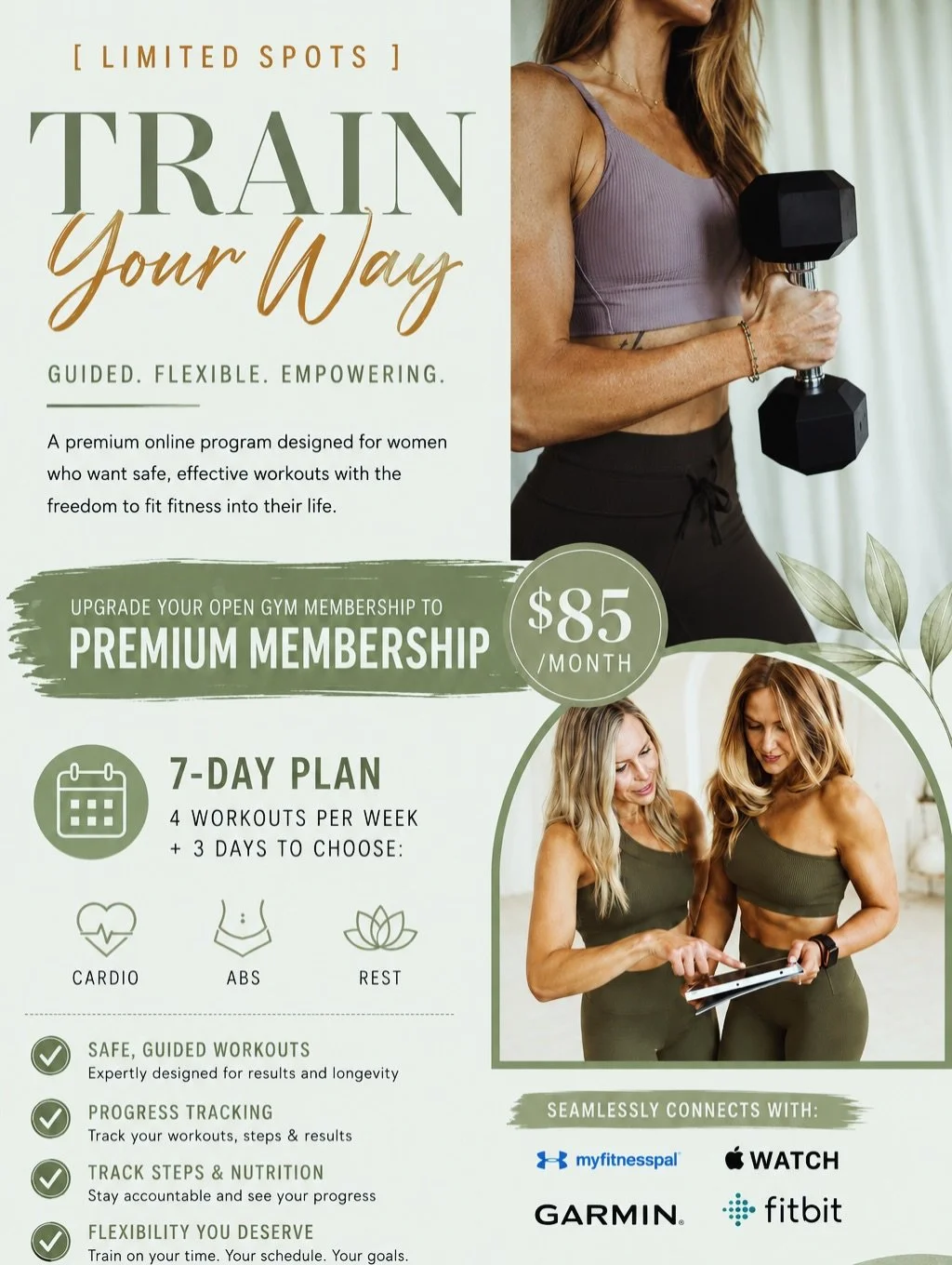 ☀️Happy September ALL! ☀️ New Month, New Season, New Plan! BodyByJo is now offering an upgrade to your membership; New Clients looking for Space that is women only, packed full of encouraging women by your side, and a program that is successful!? Bot