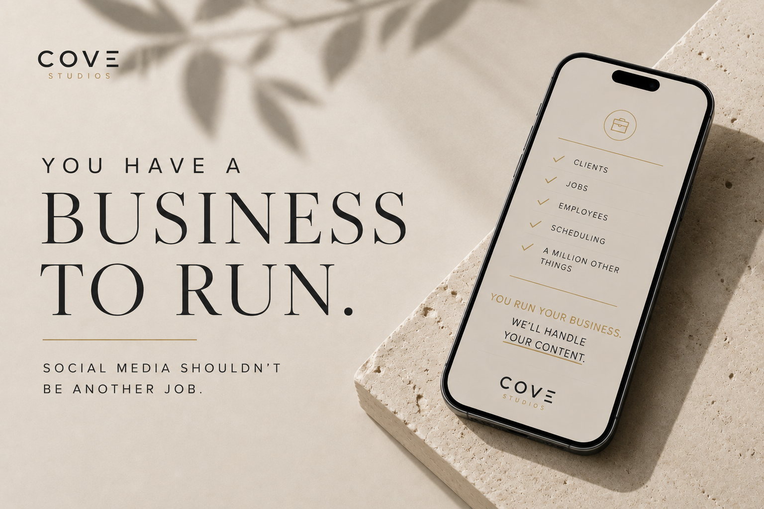 You Have a Business to Run. Social Media Shouldn’t Be Another Job.
