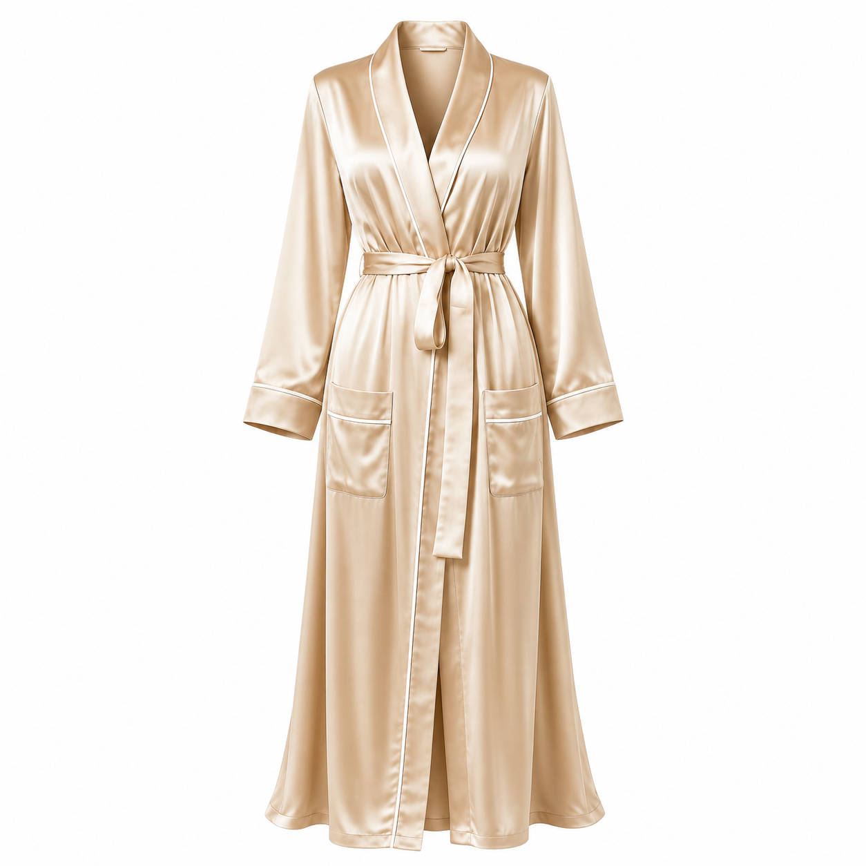 Golden Ritual Mulberry Silk Robe