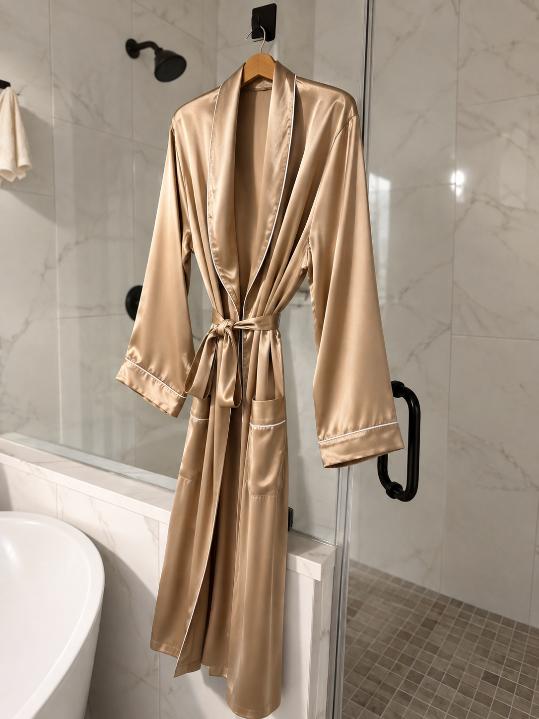 Golden Ritual Mulberry Silk Robe