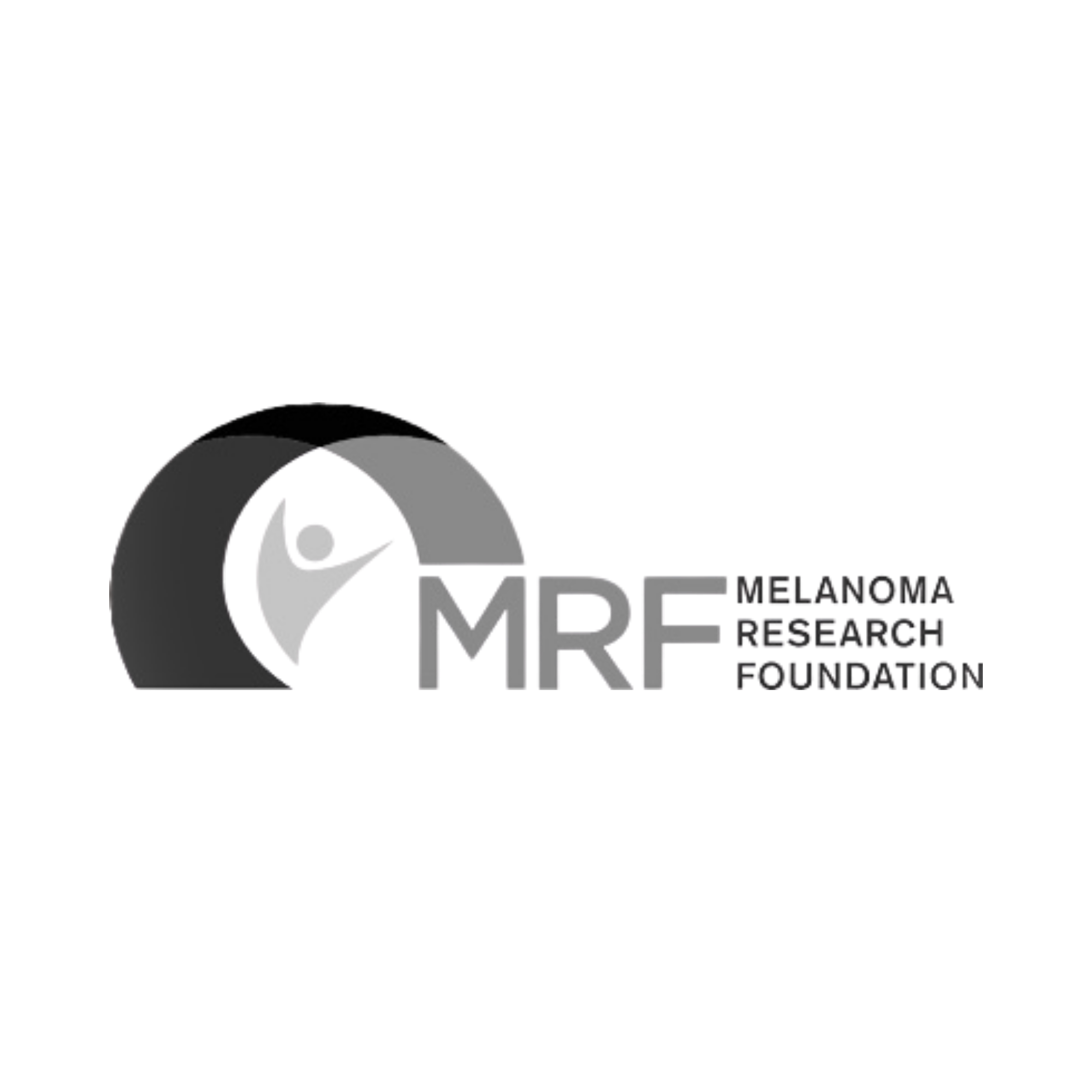 The logo of the Melanoma Research Foundation.