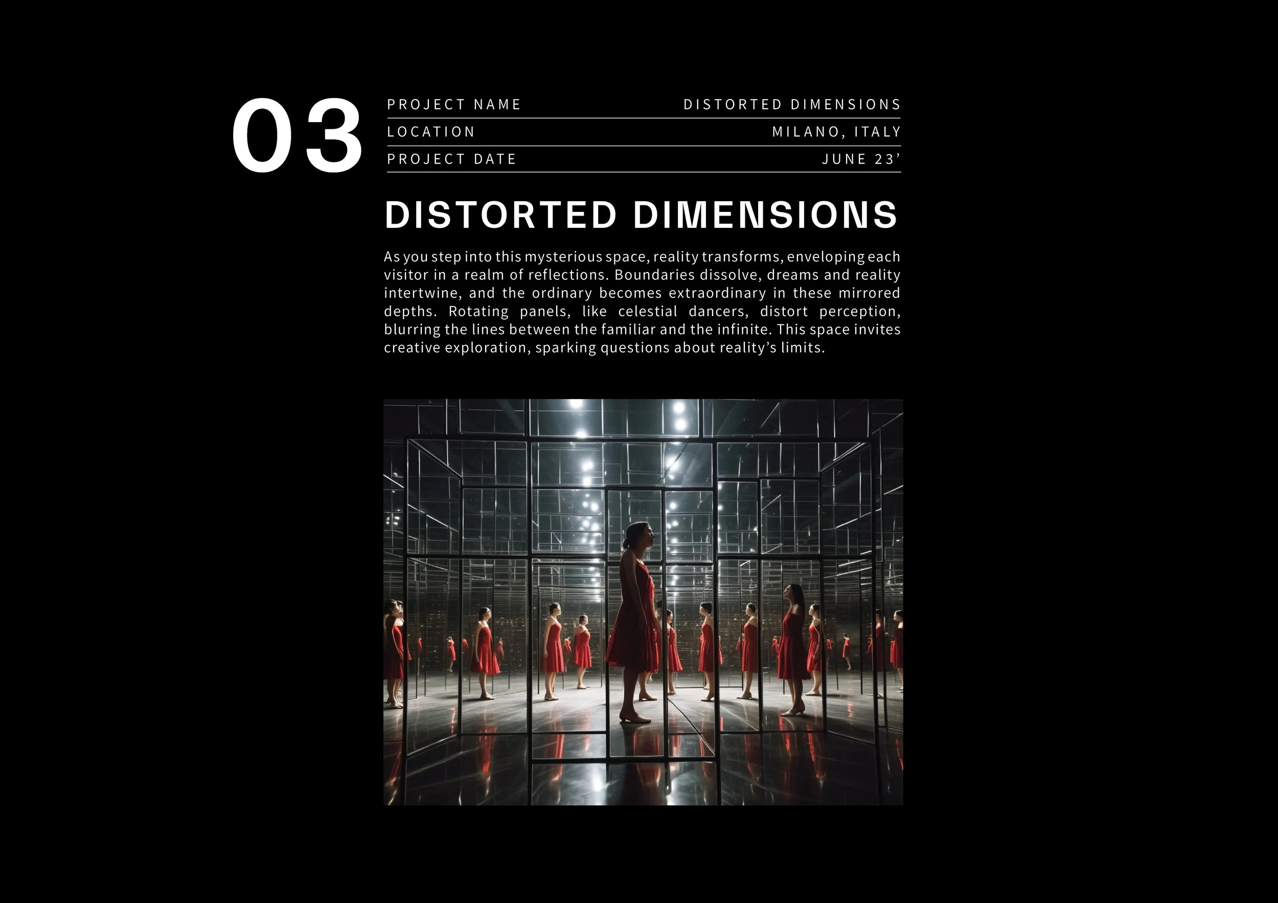 DISTORTED DIMENSIONS.