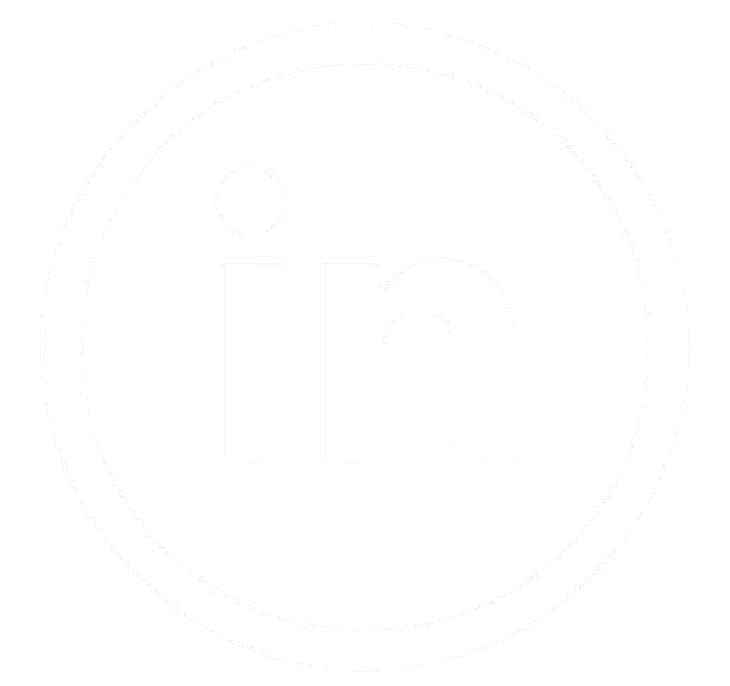 LinkedIn logo in black and white