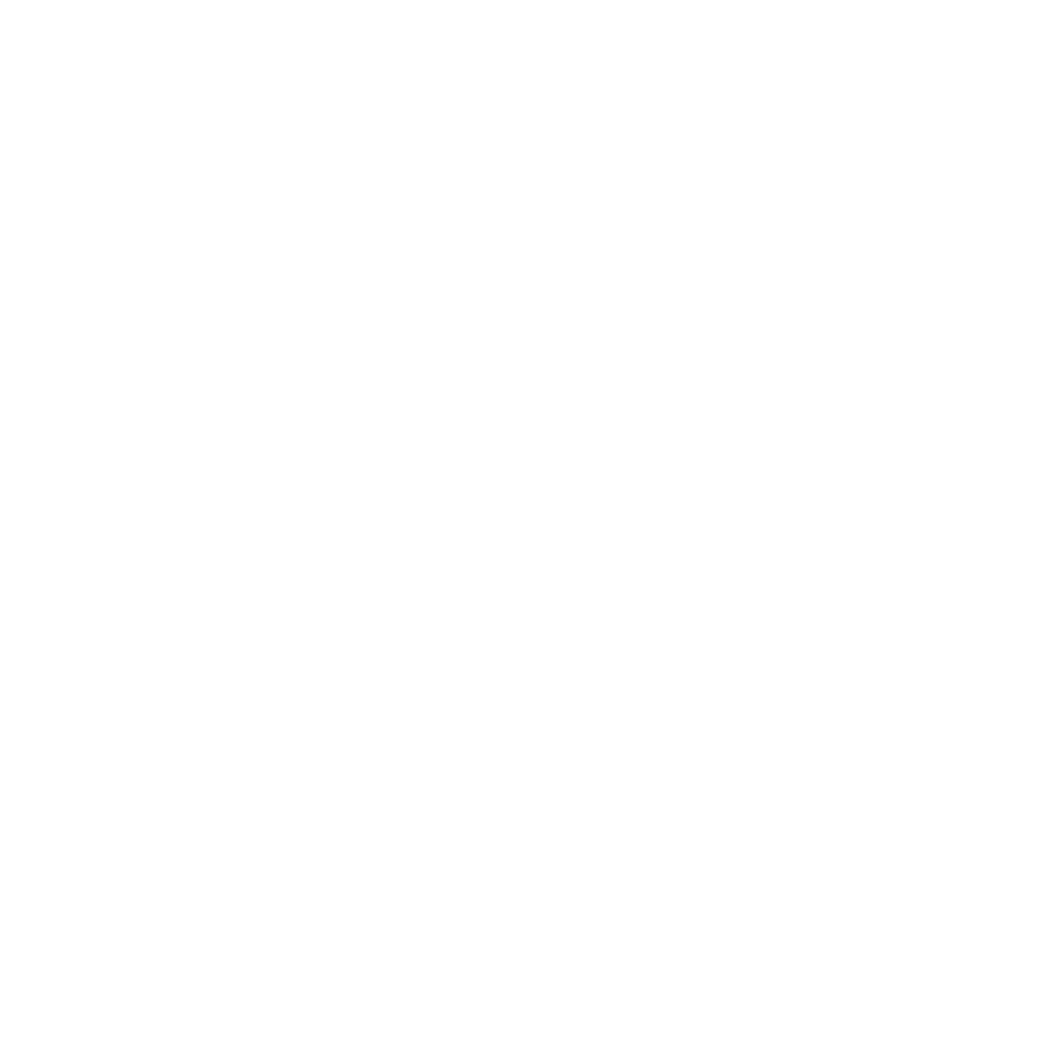 Outline of a hand holding a traditional telephone handset with a rotary dial at the bottom, all in white on a black background.