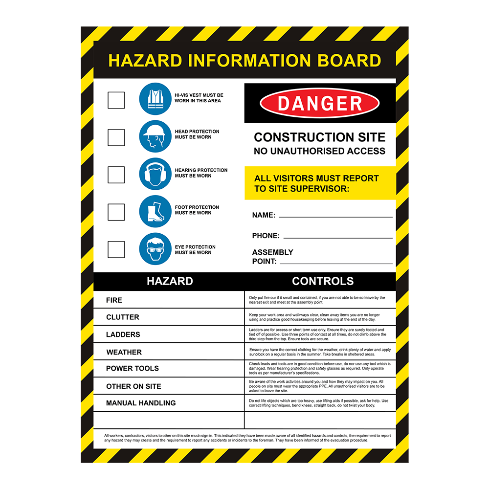 Hazard Infomation Board