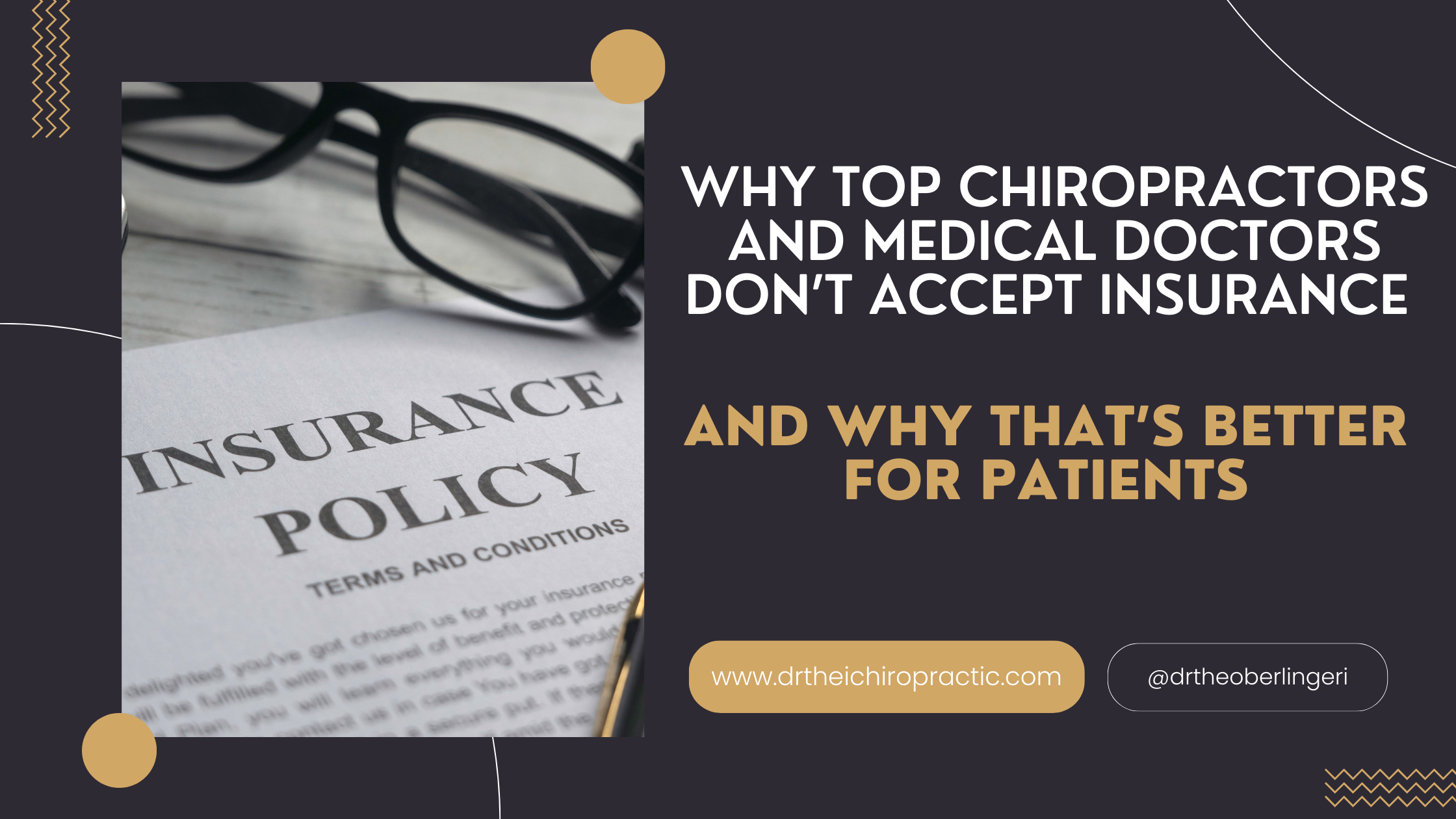 Why Top Chiropractors and Medical Doctors Are Leaving Insurance — And Why That’s Better for Patients