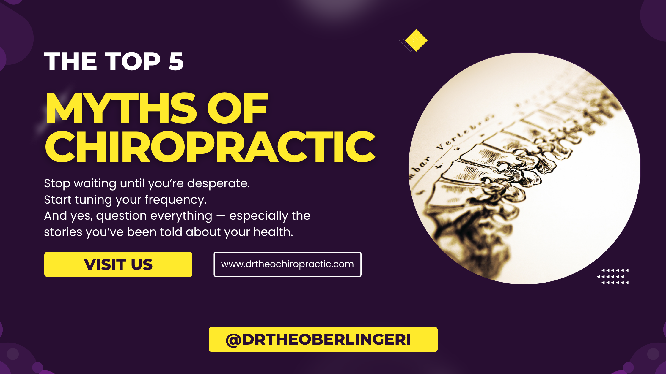 The Top 5 Myths of Chiropractic