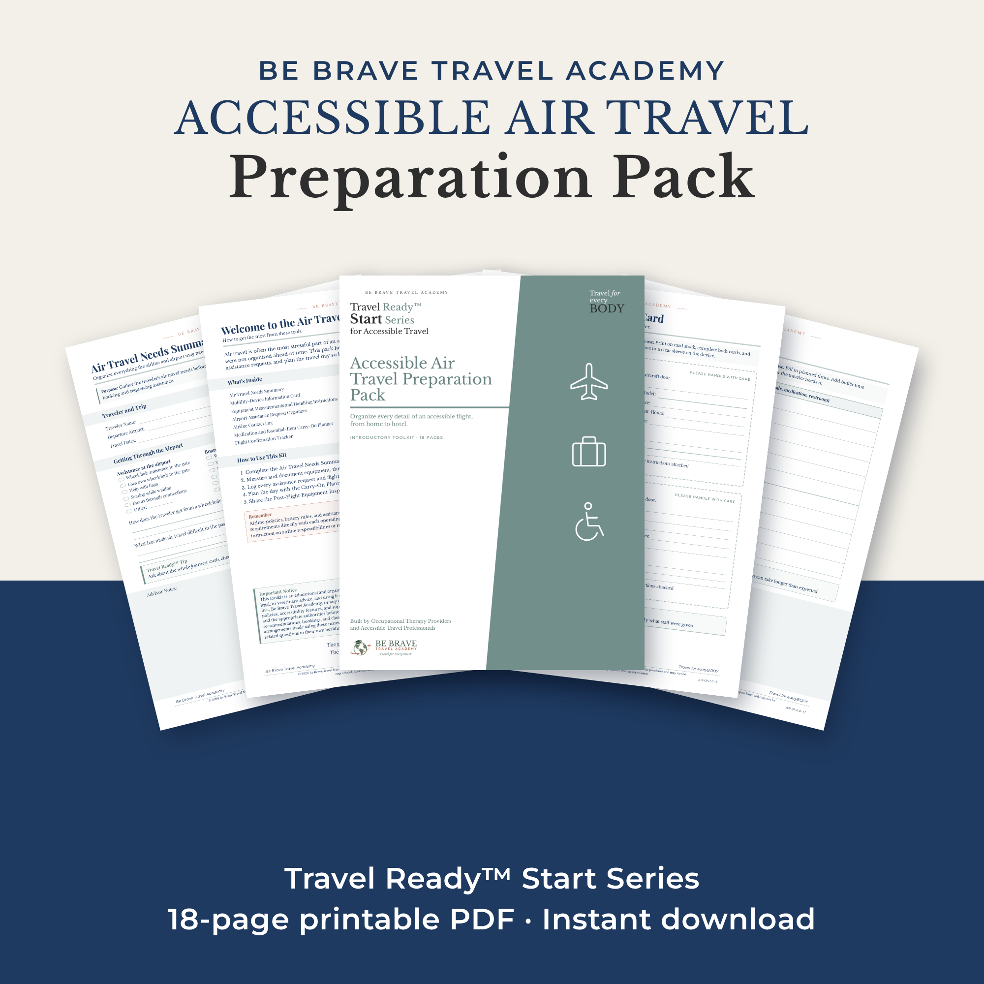 Accessible Air Travel Preparation Pack