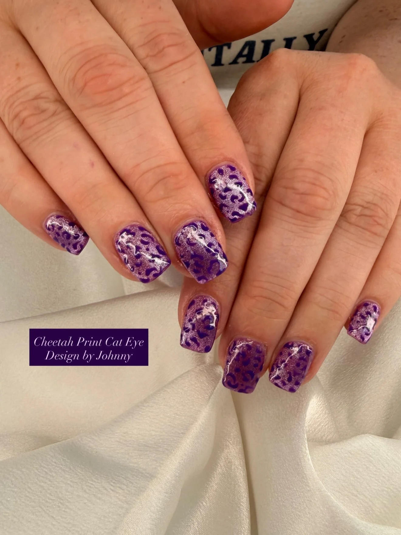 💜💜💜

Full/Detailed Design by Johnny 💅

#lovelynails #cheetahnails #cateyenails #nailart #purplenails