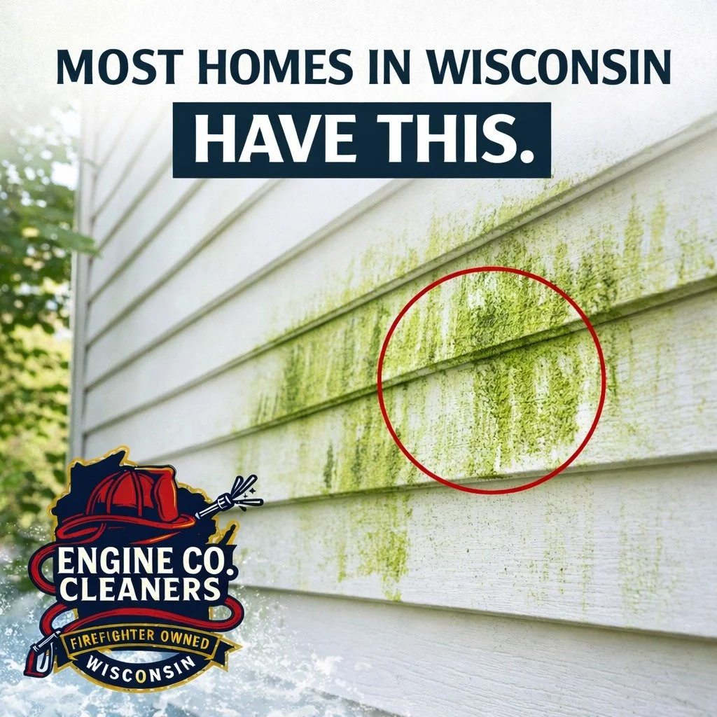Most homes in Wisconsin have this&hellip; and many homeowners don&rsquo;t even realize it.

Those dark streaks and green patches on siding aren&rsquo;t just dirt &mdash; they&rsquo;re algae and organic growth that thrive in our Midwest climate.

Over